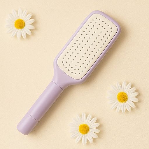 Hair Brush With Self Cleaning