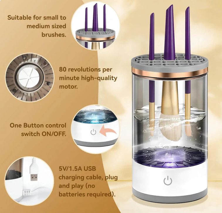 Electric Makeup Brush Cleaner